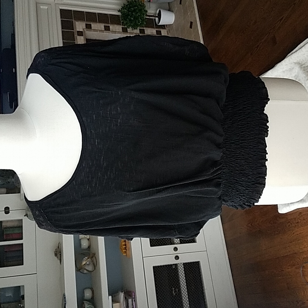 Free People Laced Back w Delicate Ties and Smocked Waist.